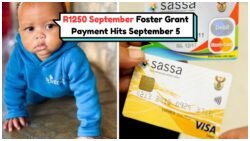 Foster Child Grant: Ensure You Receive Your R1,250 Payment on September 5, 2025 – Learn How to Track Your Funds