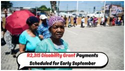 Don’t Miss Out: R2,315 Disability Grant Payment Arrives September 4, 2025 – Check Your Status Now!
