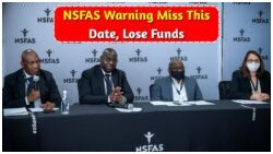 NSFAS Funding Alert: Submit Documents by August 8 or Risk Losing Support