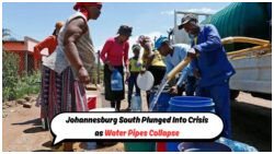 Johannesburg South Faces Water Crisis: Burst Pipes Leave Communities Stranded